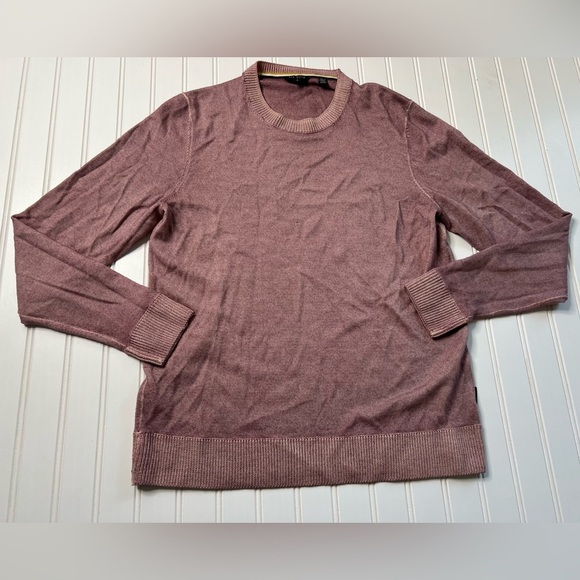 Ted Baker London Large 4 Wool Cashmere Blend Crew Neck Sweater Pullover Men 830 - Picture 1 of 4